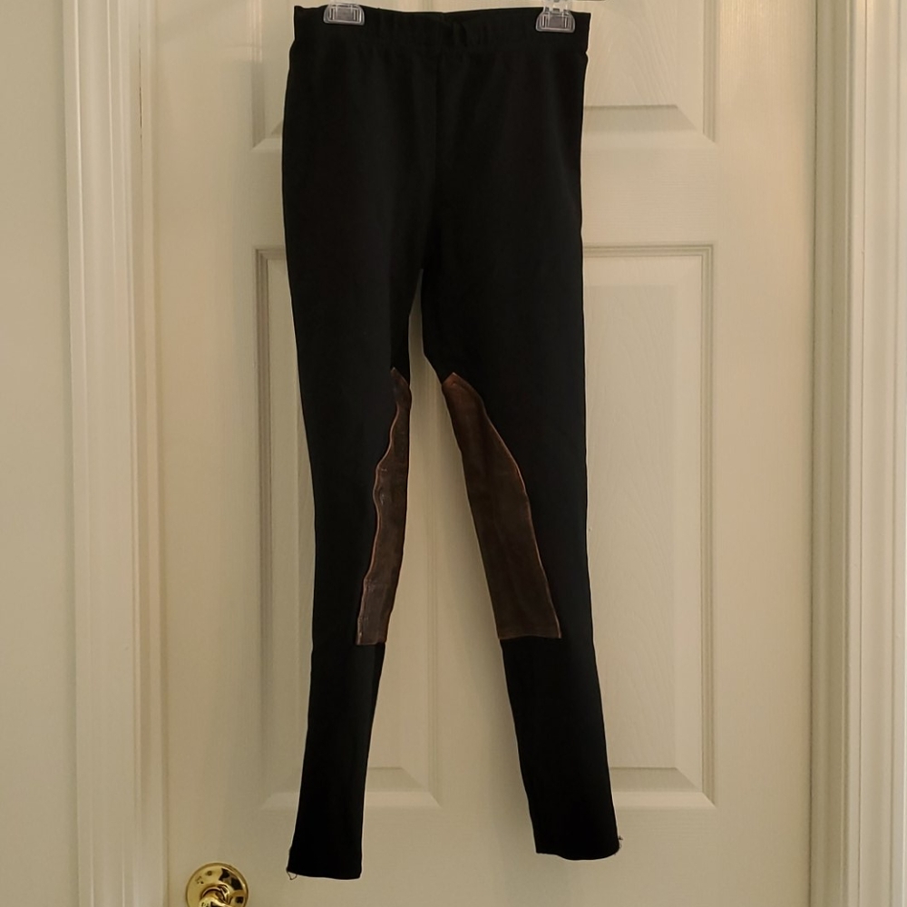 Leather Trim Leggings / Reduced Riding Pants $45 Firm!